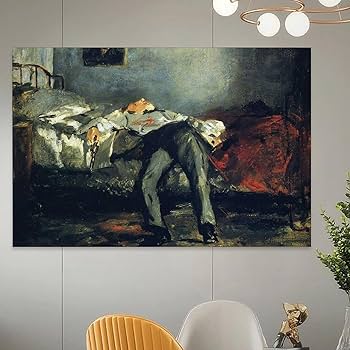 エドゥアール マネ 自殺 ミクストメディア 油彩 水彩 パステル 肉筆 エドゥアール マネ 自殺 ミクストメディア 油彩 水彩 パステル